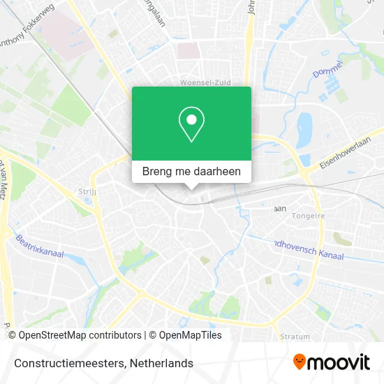 Constructiemeesters kaart
