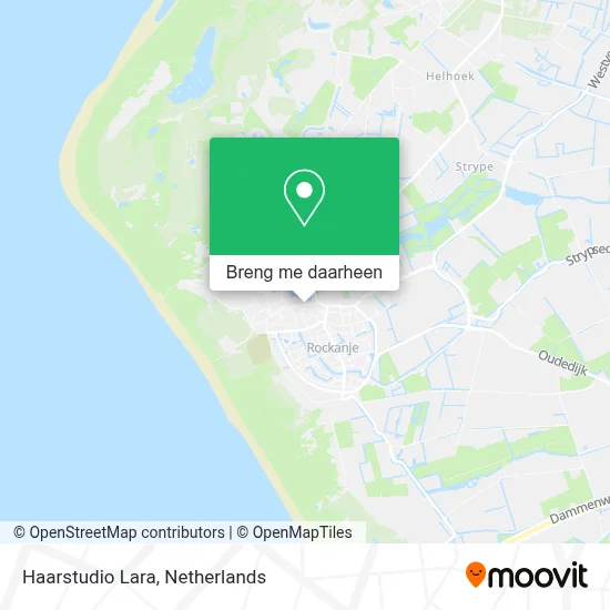 Haarstudio Lara kaart