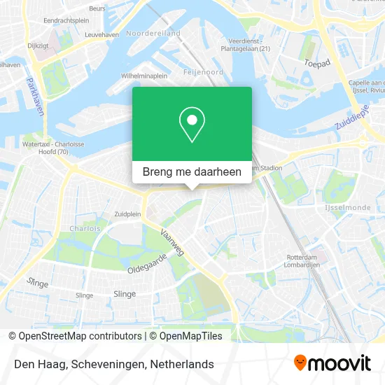 Den Haag, Scheveningen kaart