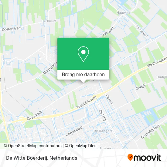 De Witte Boerderij kaart