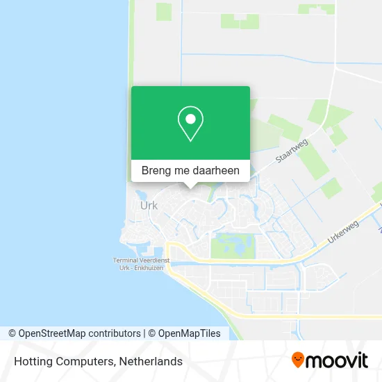 Hotting Computers kaart