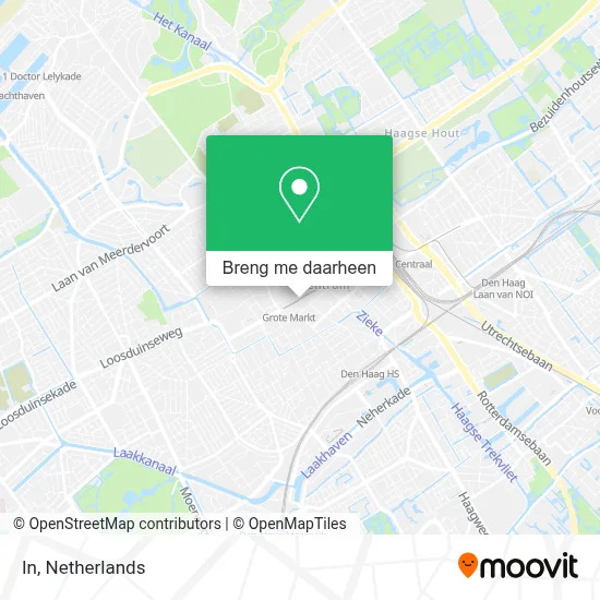 In kaart