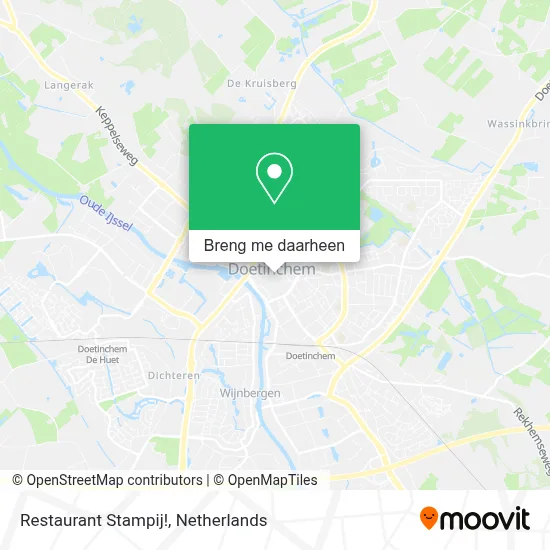 Restaurant Stampij! kaart