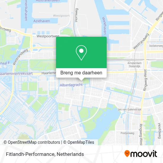 Fitlandh-Performance kaart