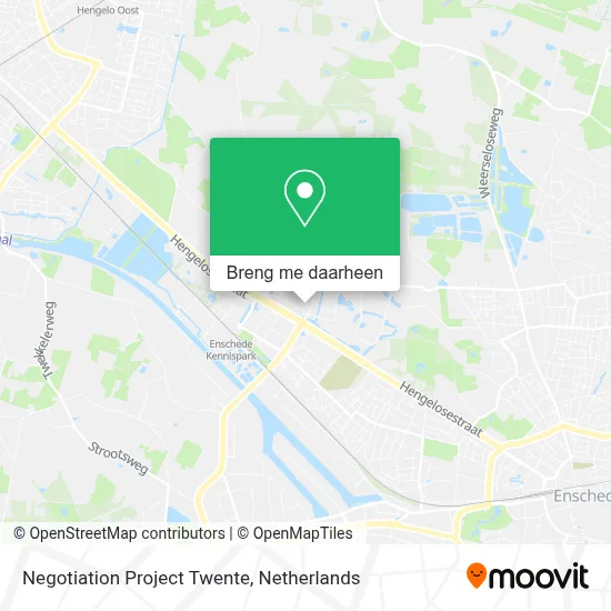 Negotiation Project Twente kaart