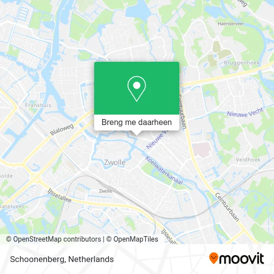 Schoonenberg kaart