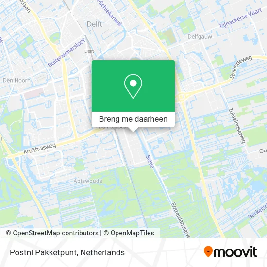 Postnl Pakketpunt kaart