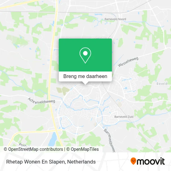 Rhetap Wonen En Slapen kaart