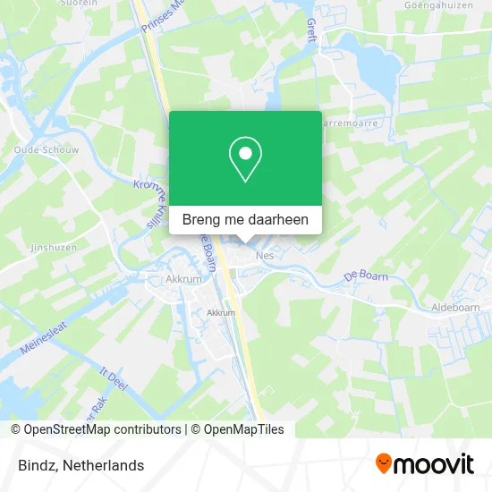 Bindz kaart