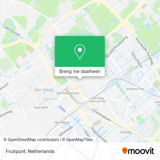 Fruitpunt kaart