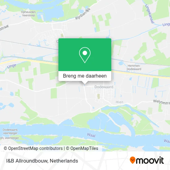 I&B Allroundbouw kaart