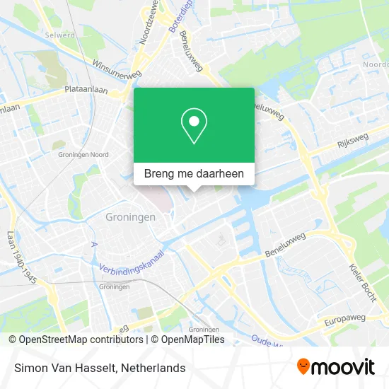 Simon Van Hasselt kaart