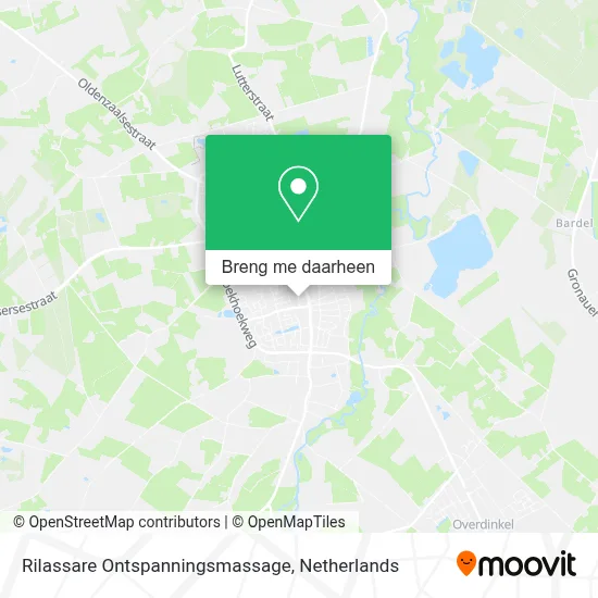 Rilassare Ontspanningsmassage kaart