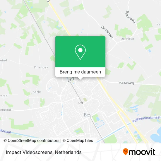 Impact Videoscreens kaart