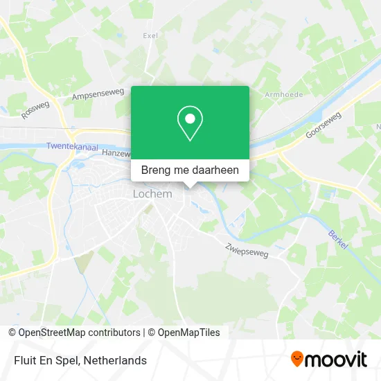 Fluit En Spel kaart