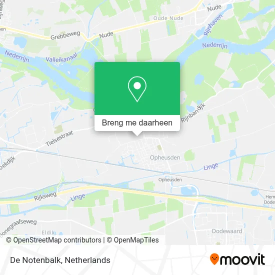 De Notenbalk kaart