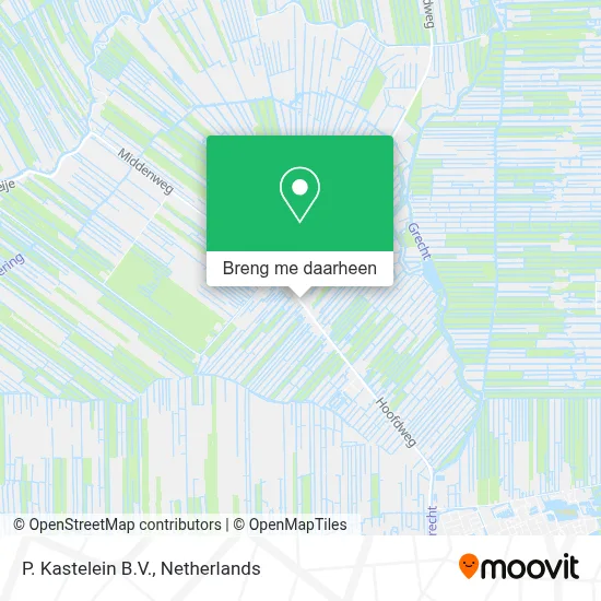 P. Kastelein B.V. kaart