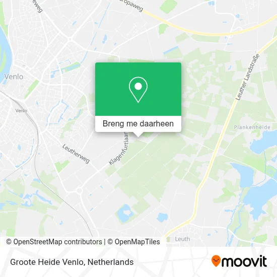 Groote Heide Venlo kaart