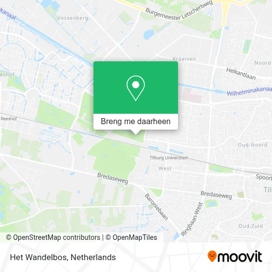 Het Wandelbos kaart