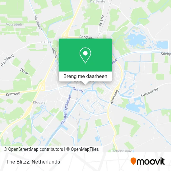 The Blitzz kaart