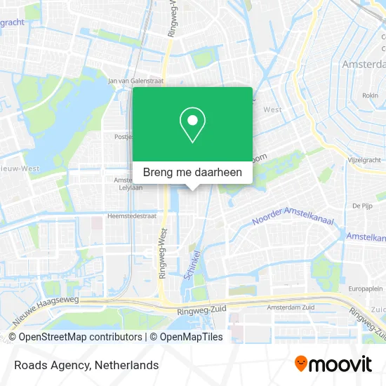 Roads Agency kaart
