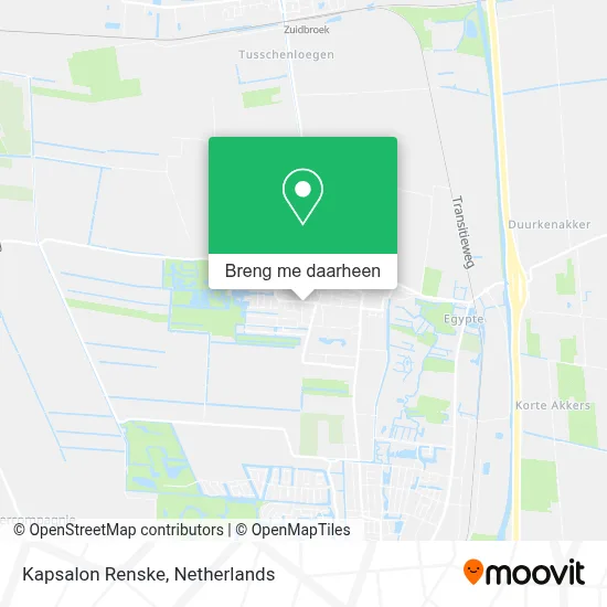 Kapsalon Renske kaart
