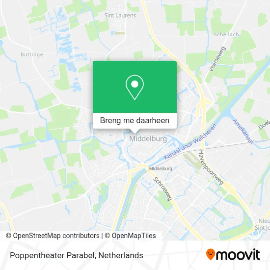 Poppentheater Parabel kaart