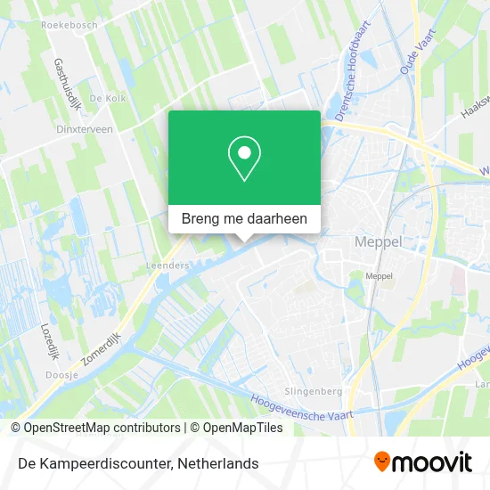 De Kampeerdiscounter kaart