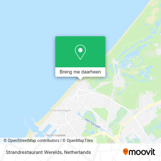 Strandrestaurant Werelds kaart