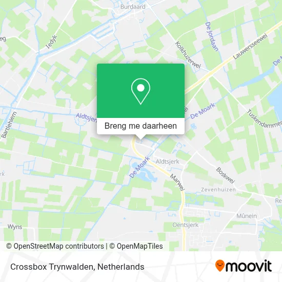 Crossbox Trynwalden kaart