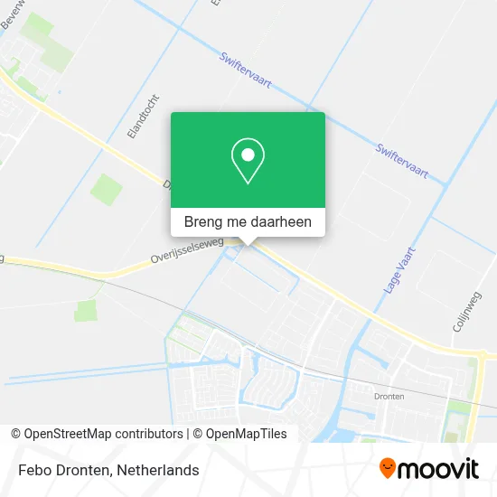 Febo Dronten kaart