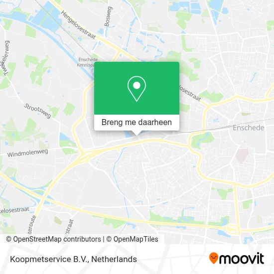 Koopmetservice B.V. kaart