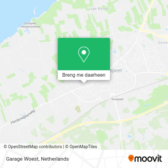 Garage Woest kaart