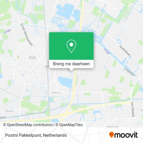 Postnl Pakketpunt kaart