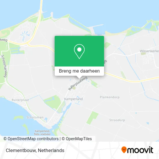 Clementbouw kaart