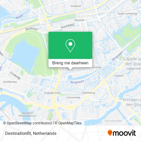 Destinationfit kaart