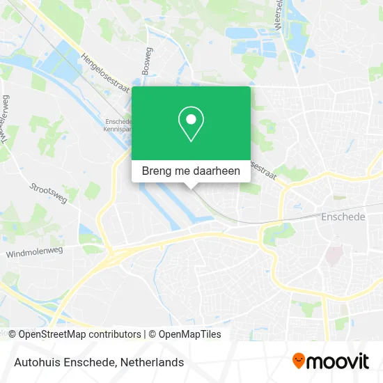Autohuis Enschede kaart