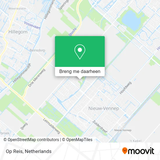 Op Reis kaart