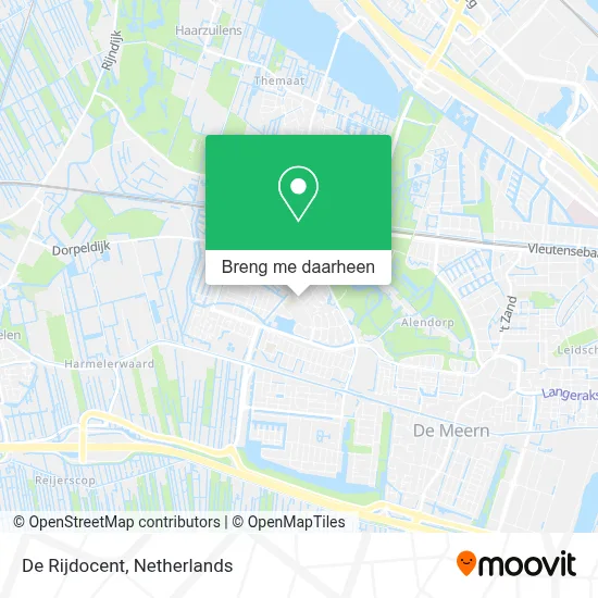 De Rijdocent kaart