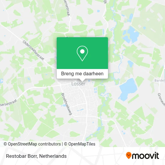 Restobar Borr kaart