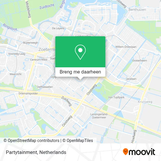 Partytainment kaart