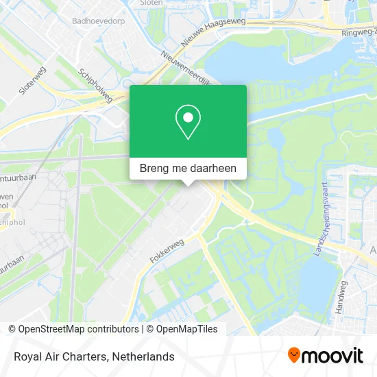 Royal Air Charters kaart