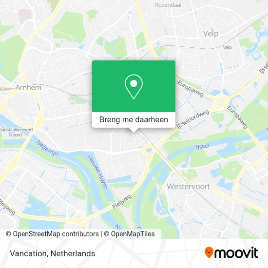 Vancation kaart