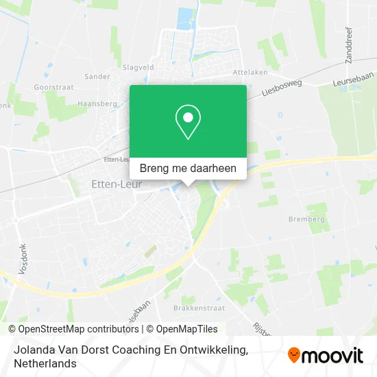 Jolanda Van Dorst Coaching En Ontwikkeling kaart