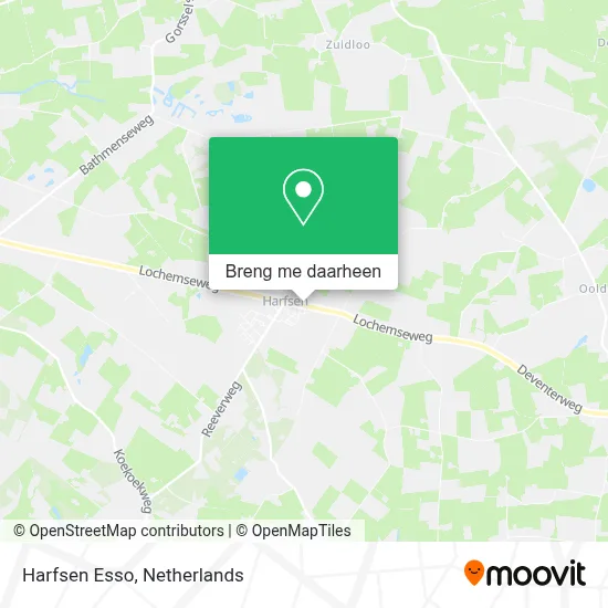 Harfsen Esso kaart