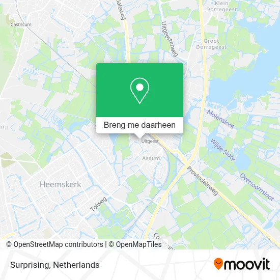 Surprising kaart