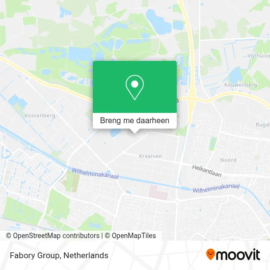 Fabory Group kaart