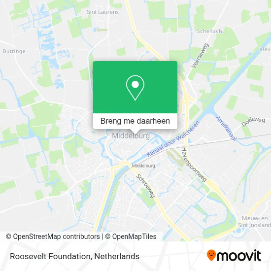 Roosevelt Foundation kaart