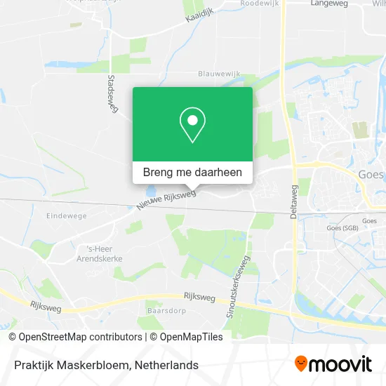 Praktijk Maskerbloem kaart