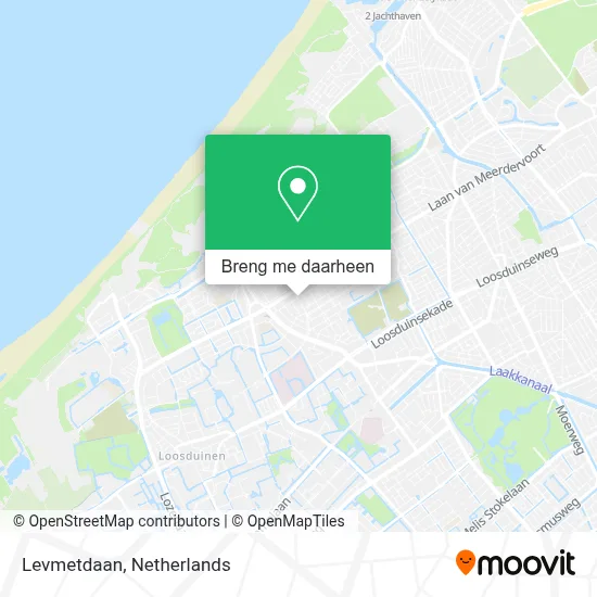 Levmetdaan kaart